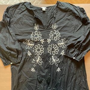 J Crew Embroidered Dress